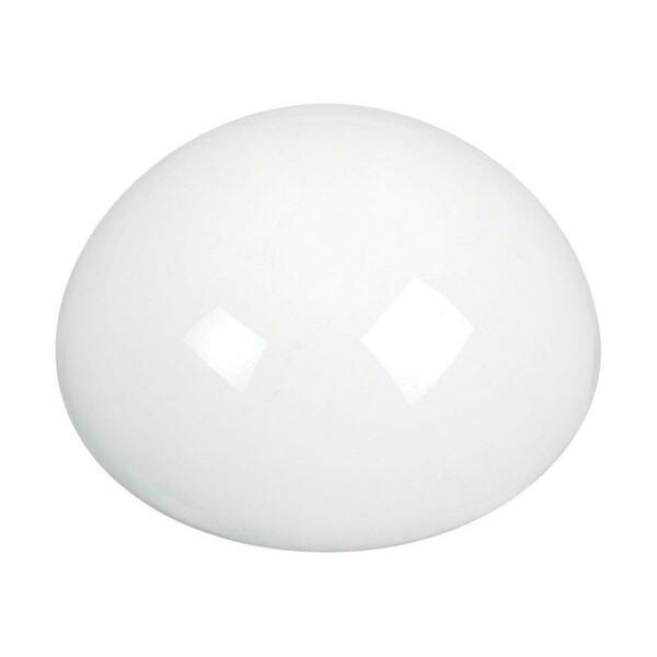 National Mfg Sales Plastic Soft Round Door Stop, White 5708201